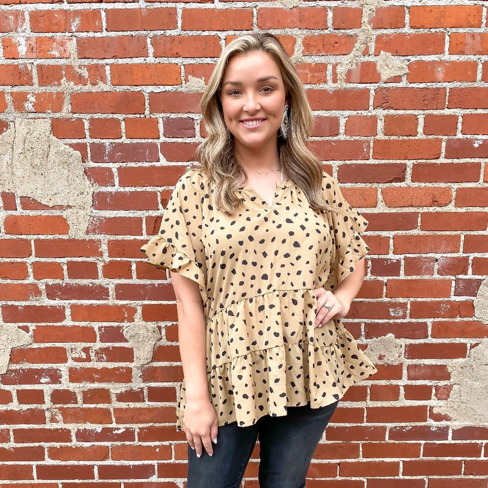 Patty Leopard Top